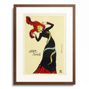 アンリ・ド・トゥールーズ＝ロートレック Henri Marie Raymond de Toulouse-Lautrec-Monfa 「Jane  Avril」