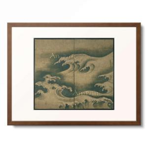 徳永貞一　1点物　仏画　日本画（墨彩画）　ヒラメ　釣り　祈願 徳永貞一「生命の水」日本画（墨彩画）【1点物】作品番号22 - 【アアヤ