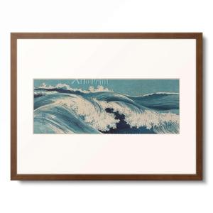 TDL ミッキー&ドナルド フィッシング 釣り 鏡 ミラー アート フレーム