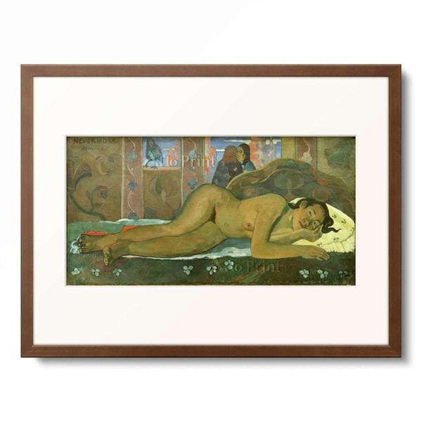 ポール・ゴーギャン Eugene Henri Paul Gauguin 「Nevermore」