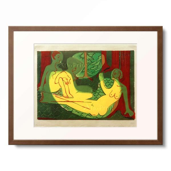 エルンスト・ルートヴィヒ・キルヒナー Ernst Ludwig Kirchner 「Three nu...