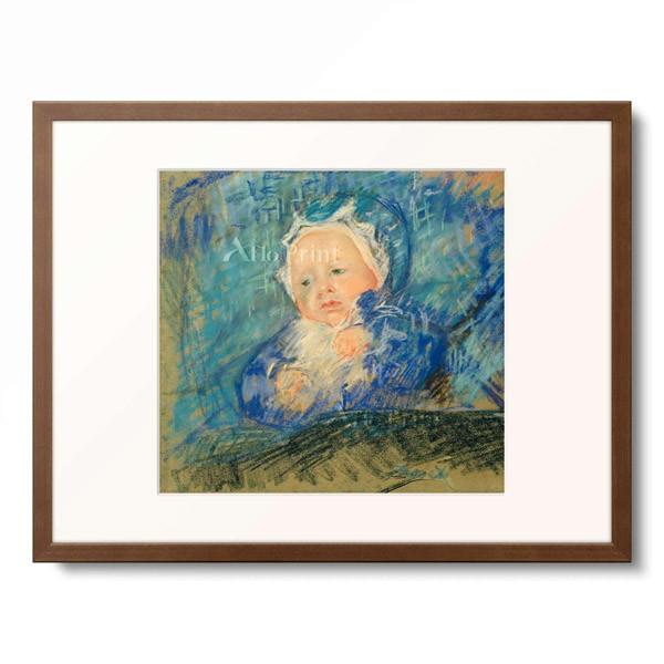 メアリー・カサット Mary Stevenson Cassatt 「Child on a Blue ...