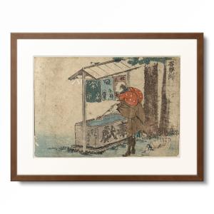 【額縁付き】 葛飾北斎 Katsushika Hokusai A2ポスター Amazon.co.jp: 葛飾北斎 Katsushika Hokusai 「迦陵頻伽」 額装
