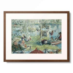 カール・ラーション Carl Larsson 「The Flower Window」 : アフロ