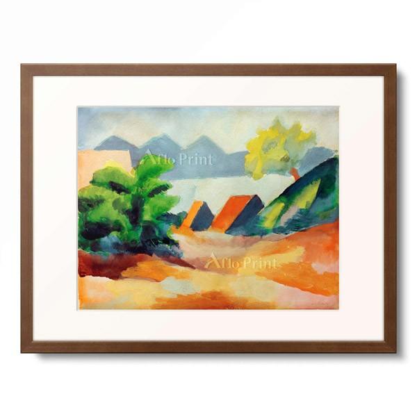 アウグスト・マッケ August Macke 「Am Thuner See I」