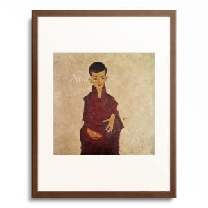 Erotic Sketches　Egon Schiele　エゴン・シーレ 裸のしゃがむ。エゴン・シーレによるドローイング