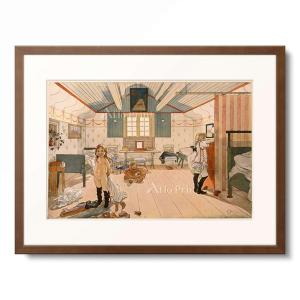カール・ラーション Carl Larsson 「The Flower Window」 : アフロ