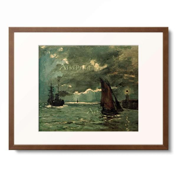 クロード・モネ Claude Monet 「Ships in Moonshine,」