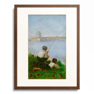 アルベール・マルケ Albert Marquet 「Setting Sun above Paris