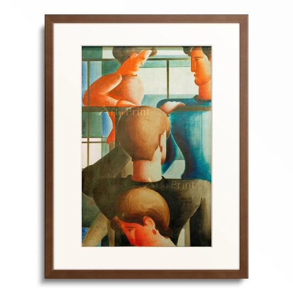 オスカー・シュレンマー Oskar Schlemmer 「Gruppe am Gelander I」