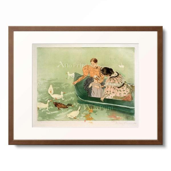 メアリー・カサット Mary Stevenson Cassatt 「Feeding the Duck...