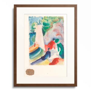 アンドレ・ドラン Andre Derain 「港に並ぶヨット Sails drying. 1905