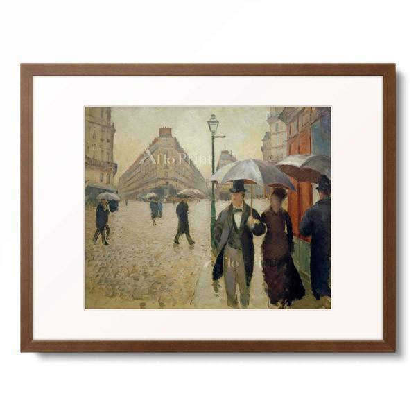 ギュスターヴ・カイユボット Gustave Caillebotte 「Rue de Paris; t...