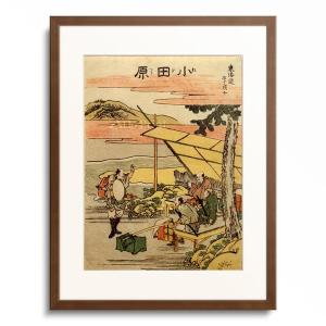 葛飾北斎 Katsushika Hokusai 「東海道五十三次 見附」 : アフロ