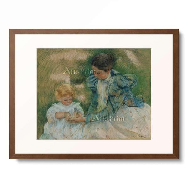 メアリー・カサット Mary Stevenson Cassatt 「Mother Playing w...