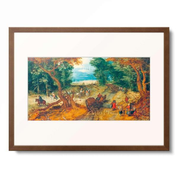 ヤン・ブリューゲル(父) Jan Brueghel de Oude 「Forest Road wit...