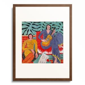 マティス・アンリ、果物と花と「ダンス」の絵、版上サイン、新品額・額装付き デイジーの花 【10号】 アンリ・マティス 【 額縁が選べる 額