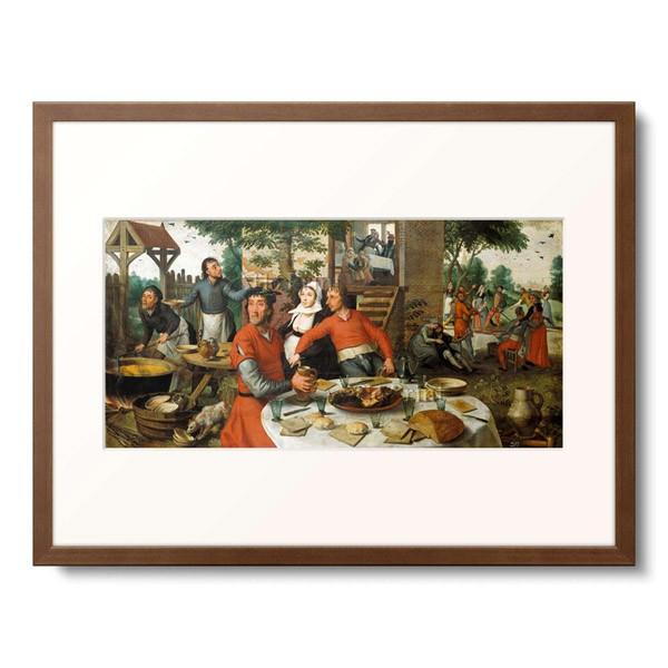 ピーテル・アールツェン Pieter Aertsen 「Bauernfest. 1550.」