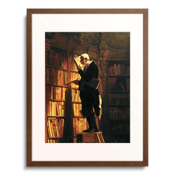 カール・シュピッツヴェーク Carl Spitzweg 「Der Bucherwurm (Detai...
