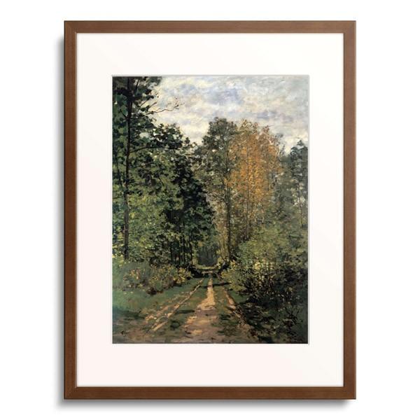 クロード・モネ Claude Monet 「Forest cart road.」