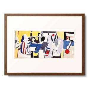 アーシル・ゴーキー Arshile Gorky 「Studie fur die Mauer des Flugplatzes von Newark. 1935/1936.」