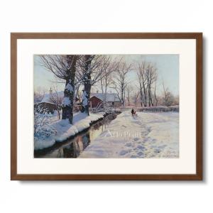 アルフレッド・シスレー Alfred Sisley 「ポール・マルリーの洪水 The