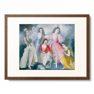 ローランサン、シャネルの肖像、希少な画集画、新品額装付 Marie Laurencin（マリー ローランサン） ココ・シャネルの肖像