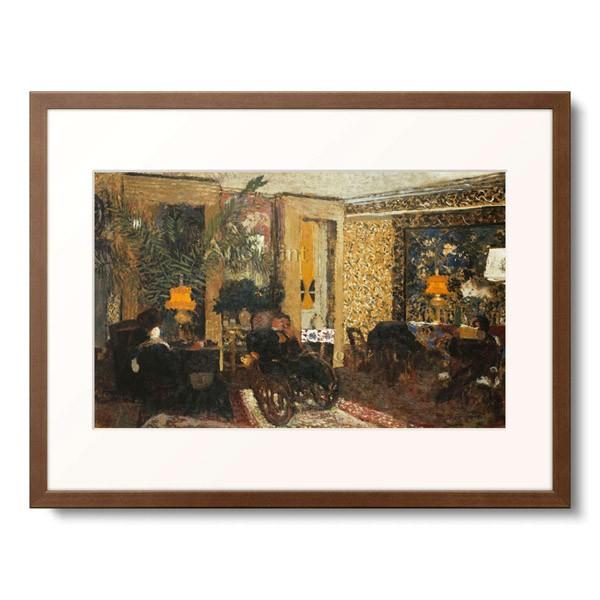 エドゥアール・ヴュイヤール Edouard Vuillard 「3つのランプのあるサロン、サン＝フロ...