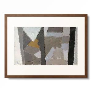 ポスター アート Agrigente 1953（ニコラ ド スタール） 額装品 アルミ