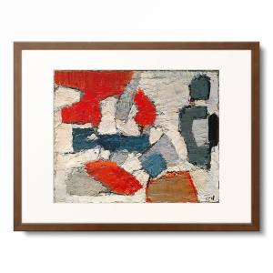 ポスター アート Agrigente 1953（ニコラ ド スタール） 額装品 アルミ