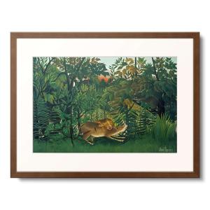 熱帯嵐のなかのトラ アンリ・ルソー Henri Rousseau 手描き油絵複製画
