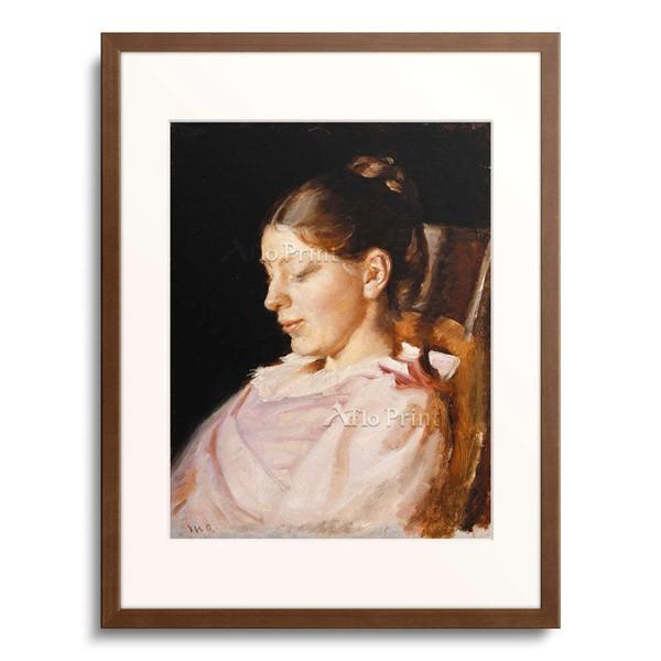ミカエル・アンカー Michael Peter Ancher 「Portrait of Anna A...