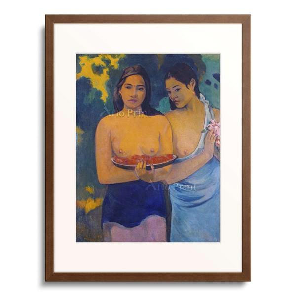 ポール・ゴーギャン Eugene Henri Paul Gauguin 「二人のタヒチの女 Two ...