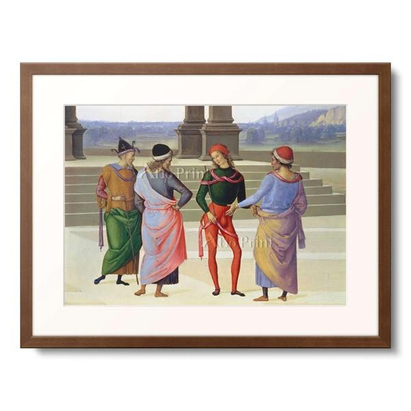 ペルジーノ Pietro Perugino 「Detail from: The Marriage o...