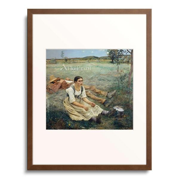 ジュール・バスティアン＝ルパージュ Jules Bastien-Lepage 「Pause bei ...