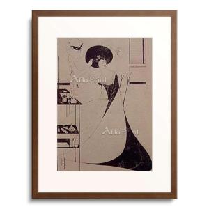 オーブリー・ビアズリー Aubrey Vincent Beardsley 「黒のケープ