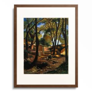 アンドレ・ドラン Andre Derain 「港に並ぶヨット Sails drying. 1905