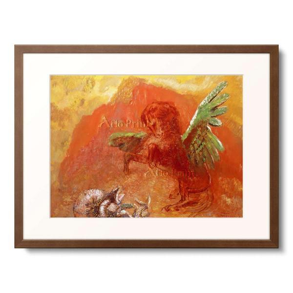 オディロン・ルドン Odilon Redon 「ペガサス Pegasus Triumphant. 1...