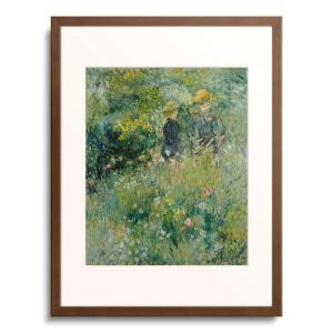 ピエール＝オーギュスト・ルノワール Pierre-Auguste Renoir 「Conversation in a rose garden.」