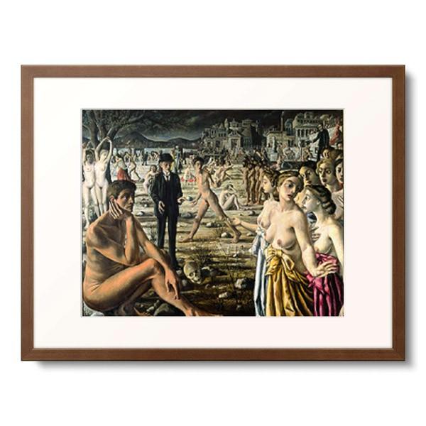 ポール・デルヴォー Paul Delvaux 「The Anxious City (La Ville...