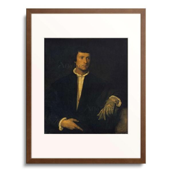 ティツィアーノ・ヴェチェッリオ Tiziano Vecellio 「手袋を持つ男の肖像 The Ma...