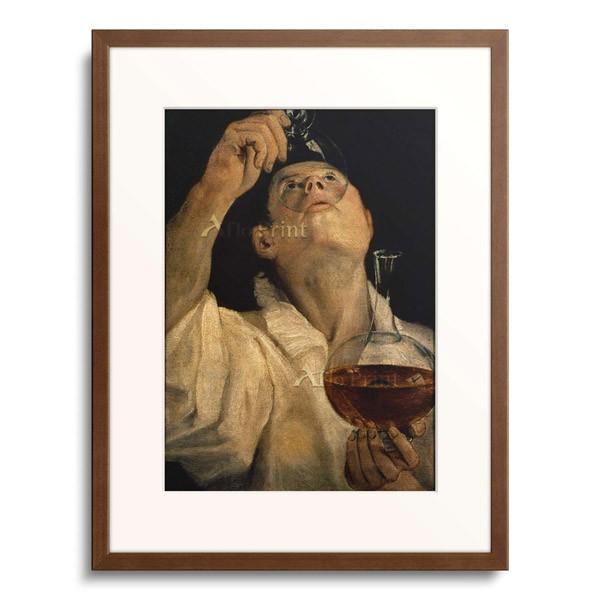 アンニーバレ・カラッチ Annibale Carracci 「Man drinking.」