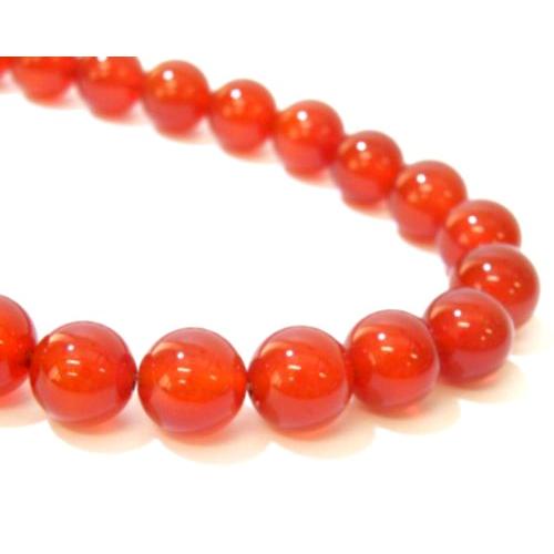 【AFP】 レッドメノウ 丸ビーズ 6mm 1連 約39cm  18-r6