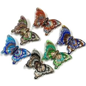 ベネチアンガラス風 ペンダントトップ ドーナツ型 vene-68 : スマート