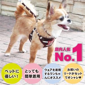 犬 ハーネスリード ハーネスリードセット 犬用...の詳細画像3