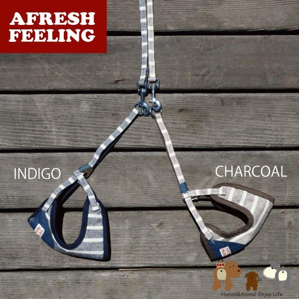 プチバンダナ付ストライプソートフルハーネスリード ハーネスリード ハーネスリードセット 犬 犬用 小...