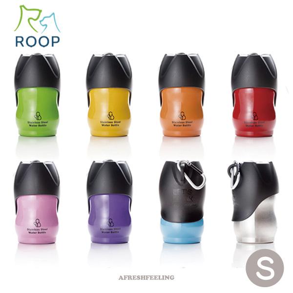 ペット給水器 ペット携帯用水飲みボトル カップ付き水飲み 水筒 ステンレス ペット 犬 ドッグ お散...