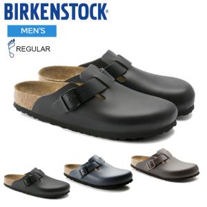 ビルケンシュトック サンダル メンズ ボストン スムース レザー レギュラーフィット(幅広) BIRKENSTOCK BOSTON 即納