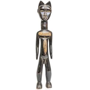 ダン族彫像 38cm アフリカ 人形 プリミティブアート 彫像｜afromode