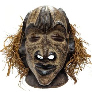 イドマ族頭上型マスク 22cm アフリカン プリミティブアート 仮面｜afromode